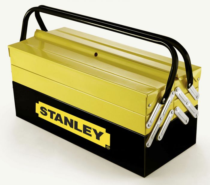 Ящик для інструменту Stanley "Expert Cantilever", металевий, 20.8x20.8x45см