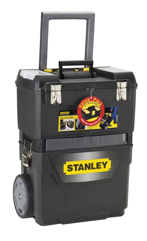 Ящик для інструменту Stanley "2 в 1", з колесами, 47.3х30.2х62.7см
