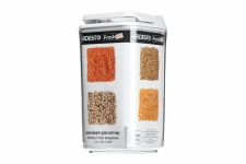 Контейнер для сипучих Ardesto Fresh , 1.25 л, білий, пластик Контейнер для сипучих Ardesto Fresh , 1.25 л, білий, пластик