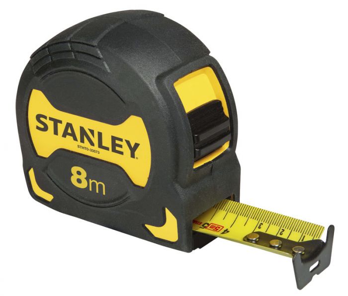 Рулетка Stanley "Tylon Grip Tape", великий гачок, 5м х 28мм
