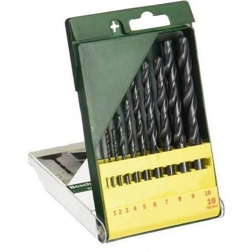 Свердла по металу Promoline HSS-R, набір 10 шт, 1-10 мм