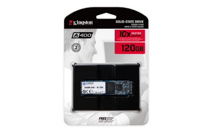 Накопичувач SSD Kingston M.2  120GB SATA A400