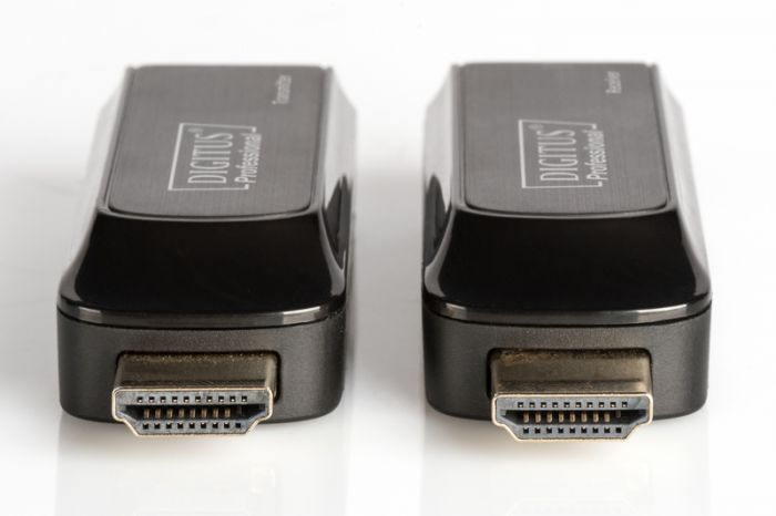 Подовжувач DIGITUS mini HDMI extender over UTP 50m, USB powered, Black