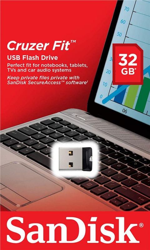 Накопичувач SanDisk   32GB USB Cruzer Fit