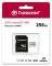 Карта пам'яті Transcend microSD 256GB C10 UHS-I R95/W45MB/s + SD