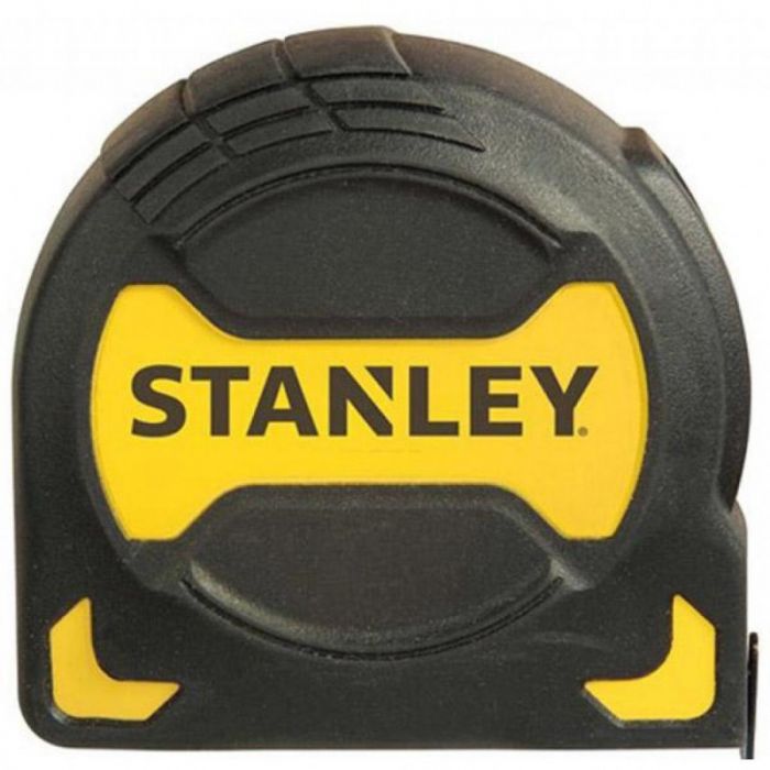 Рулетка Stanley "Tylon Grip Tape", прогумований ударостійкий корпус, великий гачок, 3м х 19мм