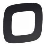 Рамка 1 пост матовий чорний, Valena ALLURE