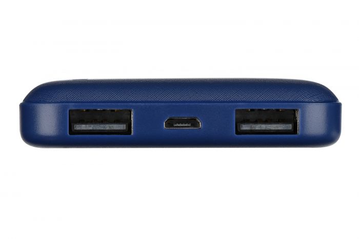 Портативний зарядний пристрій Power Bank 2E 5000mAh, DC 5V, 2.1A, 4 LED indicator, blue