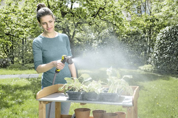 Зрошувач ручний Karcher "Plus", 4 функції, регулювання напору води