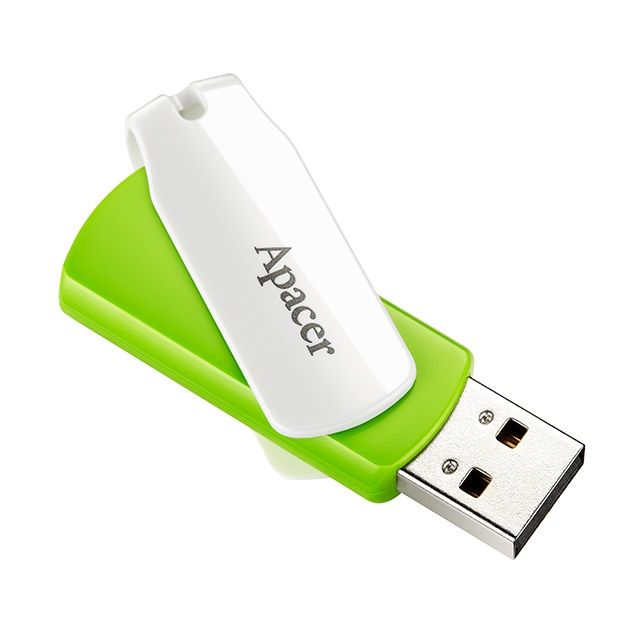Накопичувач Apacer  32GB USB 2.0 Type-A AH335 Green/White