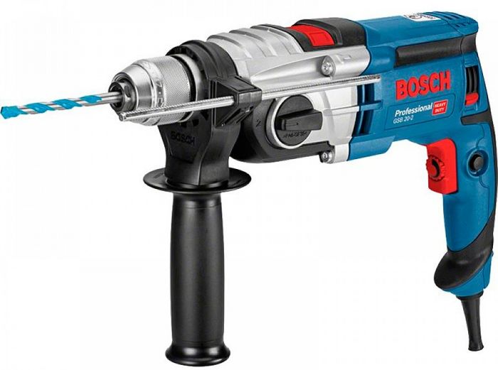 Дриль ударний Bosch GSB 20-2, 850Вт, БЗП, 2.6 кг