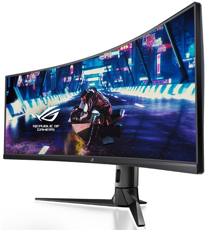 Монiтор LCD 49" Asus ROG Strix XG49VQ 2xHDMI, DP, 2xUSB, MM, VA, 3840x1080, 32:9, 144Hz, 4ms, CURVED, FreeSync, HAS