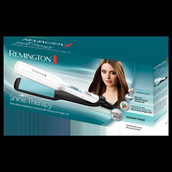 Випрямляч Remington Shine Therapy, темп.режимів-10, 150-230С, дисплей, кераміка, білий