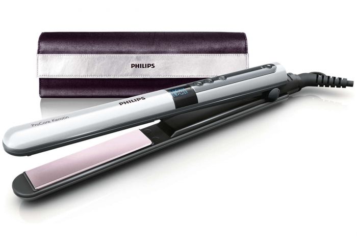 Щипці-випрямляч для укладки волосся Salon straight ProKeratine Philips HP8361/00