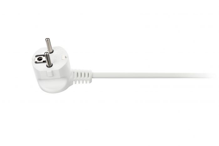 Мережевий фільтр 2Е Plus 5XSchuko з вимикачем, 3G*1.0мм, 3м, white