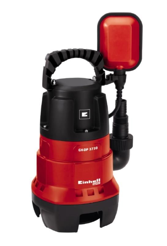 Насос дренажний Einhell GH-DP 3730, 270 Вт, 9000 л/ч, вис. 5 м, глиб. 5 м