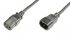 Кабель живлення DIGITUS C14 - C13 M/F, 1.8m, black