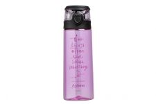 Пляшка для води Ardesto Big things 700 мл, рожева, пластик Пляшка для води Ardesto Big things 700 мл, рожева, пластик