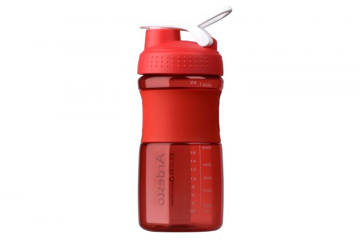 Пляшка для води Ardesto 600 мл, червона, тритан