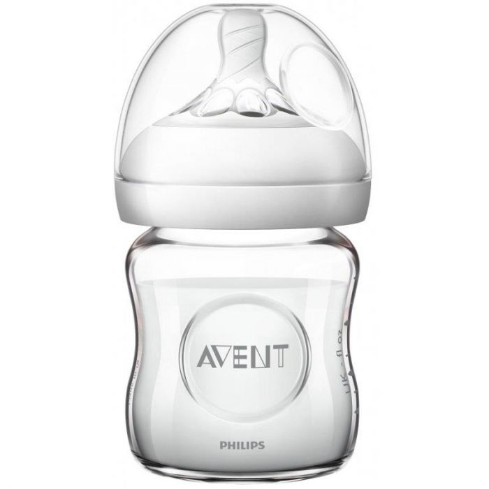 Пляшечка Avent Natural скляна 120 мл (SCF051/17)