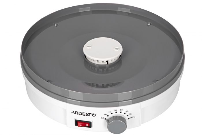 Сушка для продуктів Ardesto FDB-5320 - 245Вт/ 5 піддонів вис. 3см/ діаметр 32см/ рег. темп./ біла