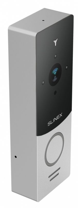 Панель виклику Slinex ML-20IP, персональна, 2MP, 145 градусів, переадресація, сріблястий чорний