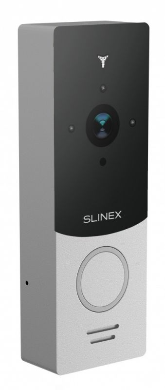 Панель виклику Slinex ML-20IP, персональна, 2MP, 145 градусів, переадресація, сріблястий чорний