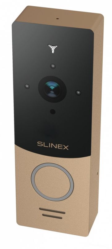 Панель виклику Slinex ML-20IP, персональна, 2MP, 145 градусів, переадресація, золотий чорний