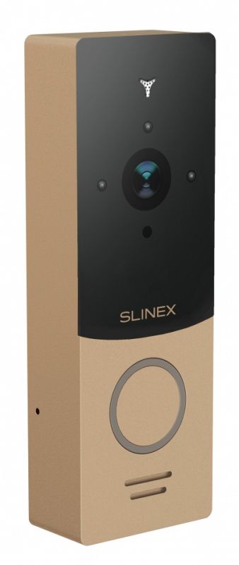 Панель виклику Slinex ML-20IP, персональна, 2MP, 145 градусів, переадресація, золотий чорний