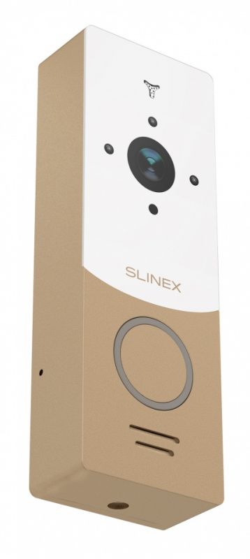 Панель виклику Slinex ML-20IP, персональна, 2MP, 145 градусів, переадресація, сріблястий чорний