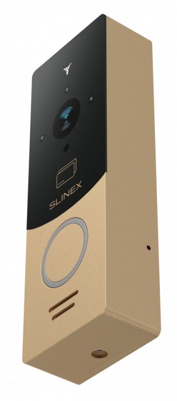Панель виклику Slinex ML-20CR, персональна, 1MP, 110 градусів, безконтактна картка, золотий чорний