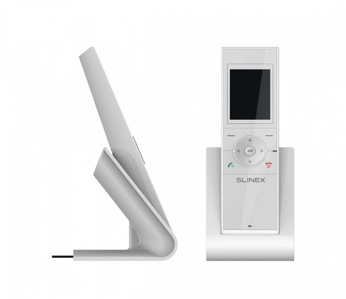 Відеодомофон Slinex RD-30, TFT 2.4", 0.3MP, 120 градусів, комплект, бездротовий, білий