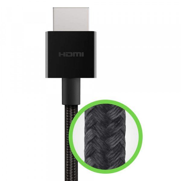 Кабель Belkin HDMI 2.1 (AM/AM) 4K/120Hz and 8K/60Hz, 48Gbps Ultra High Speed, 1м, Black