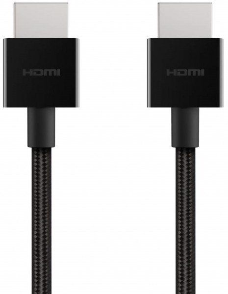 Кабель Belkin HDMI 2.1 (AM/AM) 4K/120Hz and 8K/60Hz, 48Gbps Ultra High Speed, 1м, Black