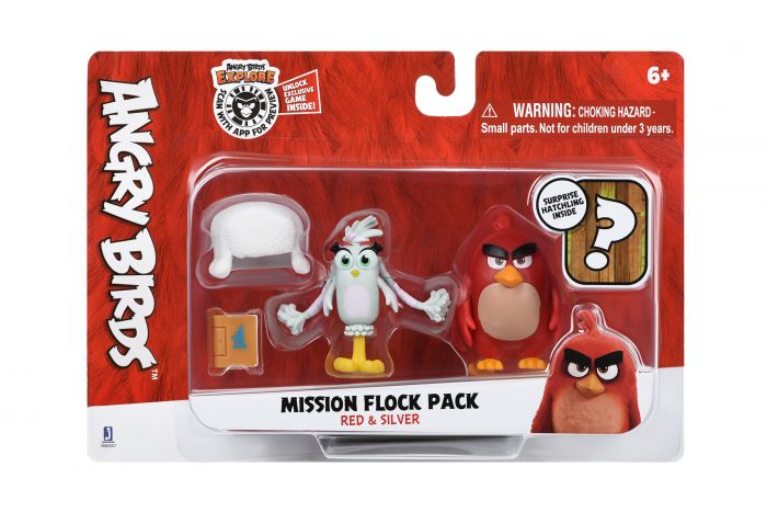 Набір Jazwares Angry Birds ANB Mission Flock Ред та Сільвер