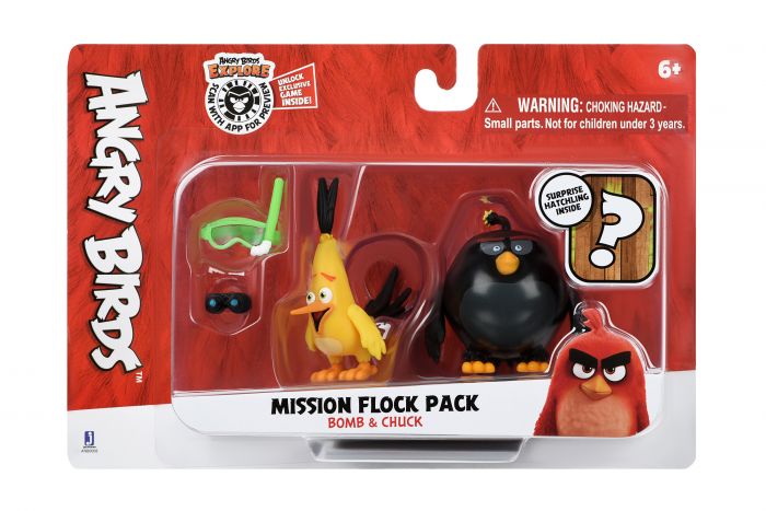 Набір Jazwares Angry Birds ANB Mission Flock Бомб та Чак