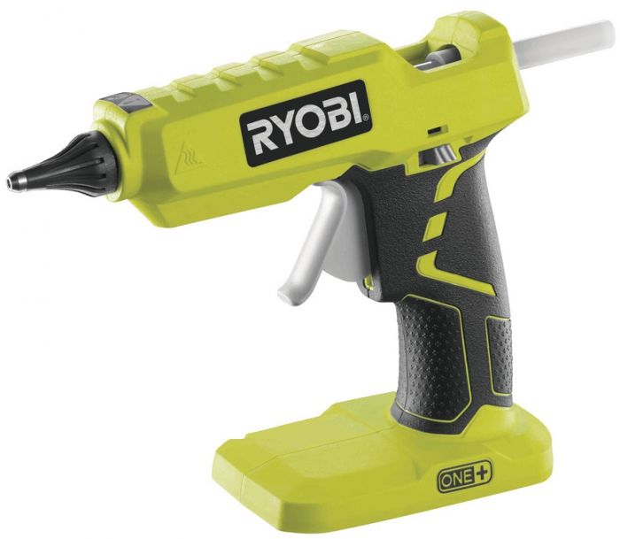 Ryobi Пістолет клейовий ONE + R18GLU-0 акумуляторний, 11 мм, Dсопла 3 мм, 18В, solo (без АКБ і ЗУ)