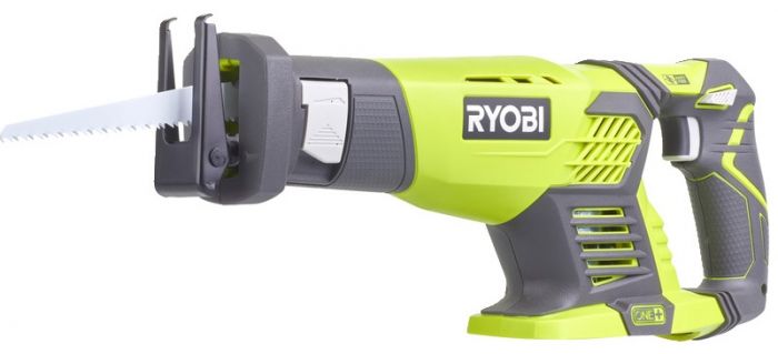 Ryobi Пилка шабельна акумуляторна ONE+ RRS1801M, без АКБ, хід 22 мм, 3100рух/хв, в дереві 180 мм