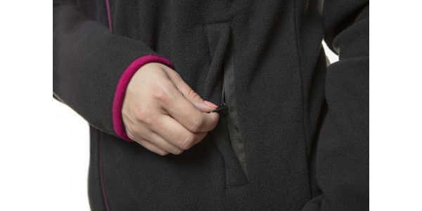 Кофта робоча NEO Woman Line флісова, розмір XXL (44), 300 г/м2, на блискавці, 3 кишені на блискавці, чорна
