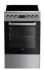 Плита електрична Beko FSM57300GX - склокераміка/50х60 см/4 зони/7 функц/дисплей/55л/нерж. сталь