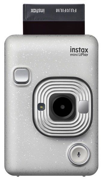 Фотокамера миттєвого друку Fujifilm INSTAX Mini LiPlay Stone White