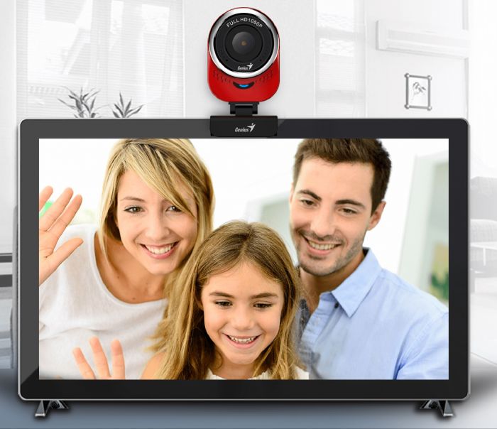 Веб-камера Genius QCam 6000 Full HD Red