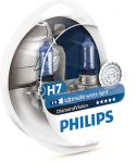 Лампа галогенна Philips H7 Diamond Vision, 5000K, 2шт/блістер