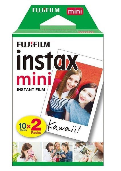 Фотопапір Fujifilm INSTAX MINI EU 2 GLOSSY (54х86мм 2х10шт)