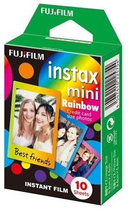 Фотопапір Fujifilm COLORFILM INSTAX MINI RAINBOW (54х86мм 10шт)