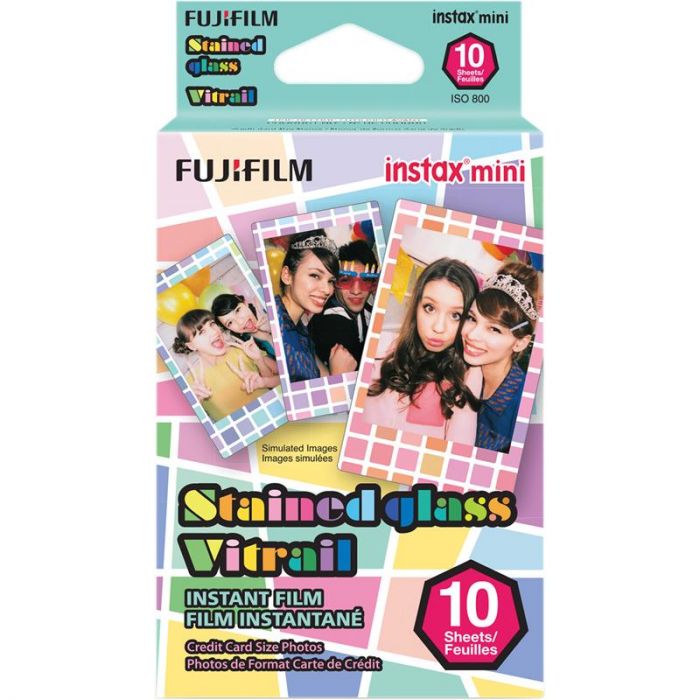 Фотопапір Fujifilm COLORFILM INSTAX MINI STAINED GLASS (54х86мм 10шт)