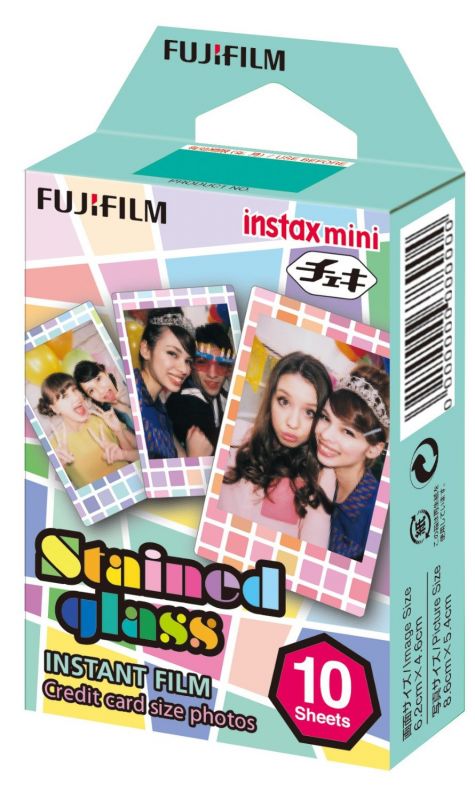 Фотопапір Fujifilm COLORFILM INSTAX MINI STAINED GLASS (54х86мм 10шт)