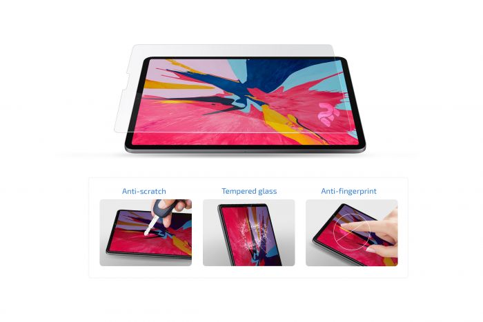 Захисне скло 2E Apple iPad Pro 11 (2018-2020) 2.5D clear