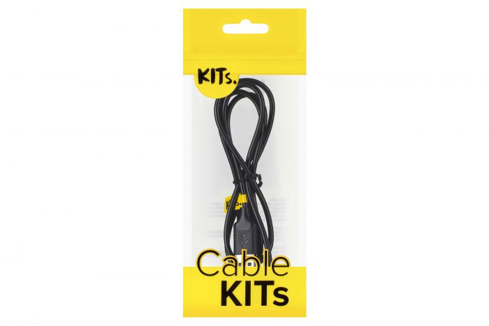 Кабель KITs USB 2.0 to Lightning cable, 2A, black, 1m