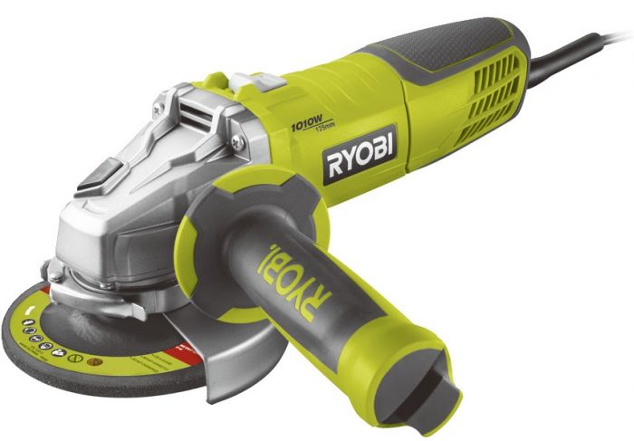 Ryobi Шліфувальна машина кутова RAG1010-125SF, 1010Вт, 125 мм, М14, сумка